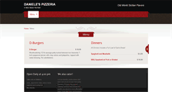 Desktop Screenshot of danielespizzeria.com